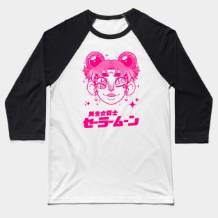 Sailor Senshi - Pink Baseball T-Shirt